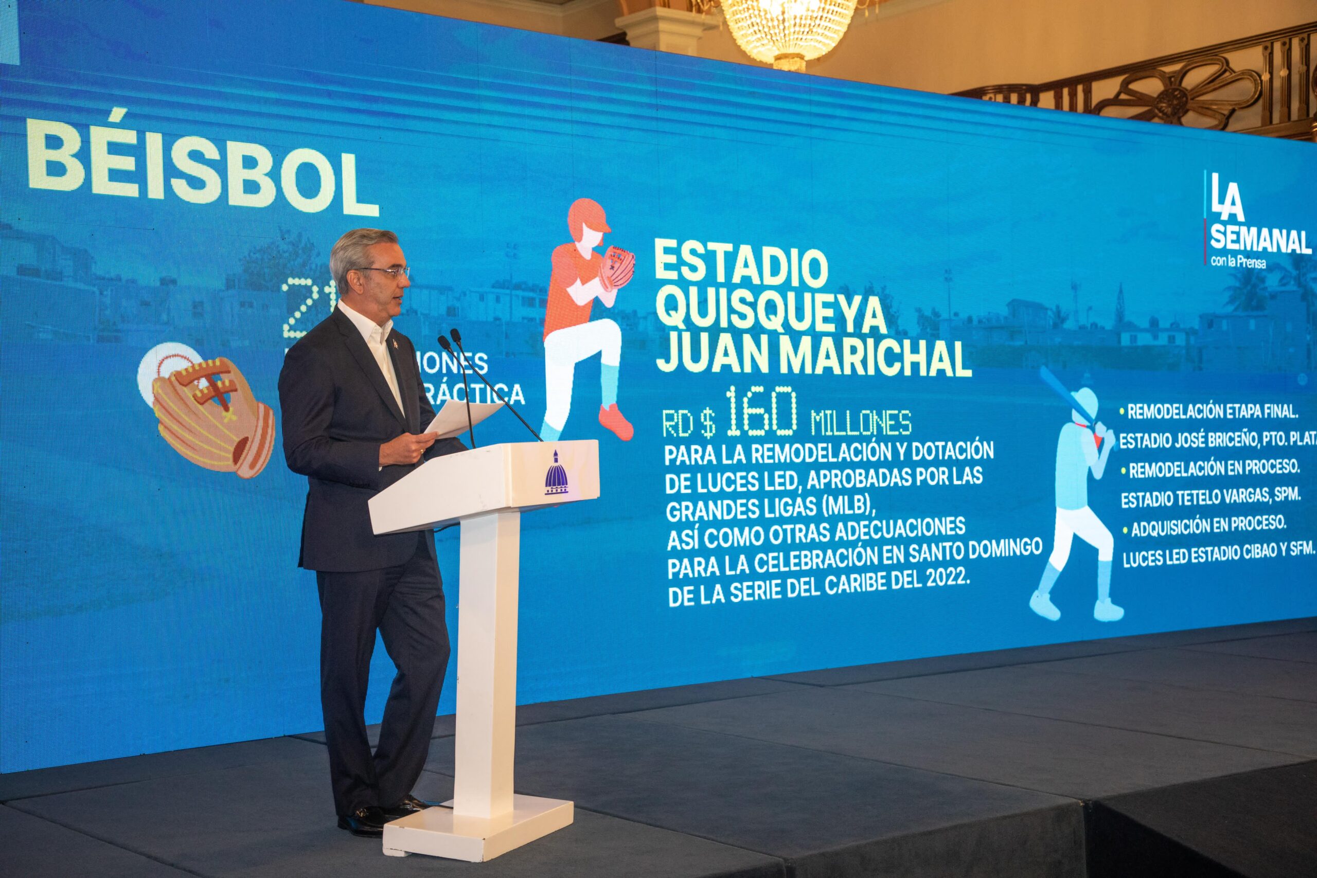 Abinader: «En esta gestión de gobierno se entregaron más de mil instalaciones deportivas»