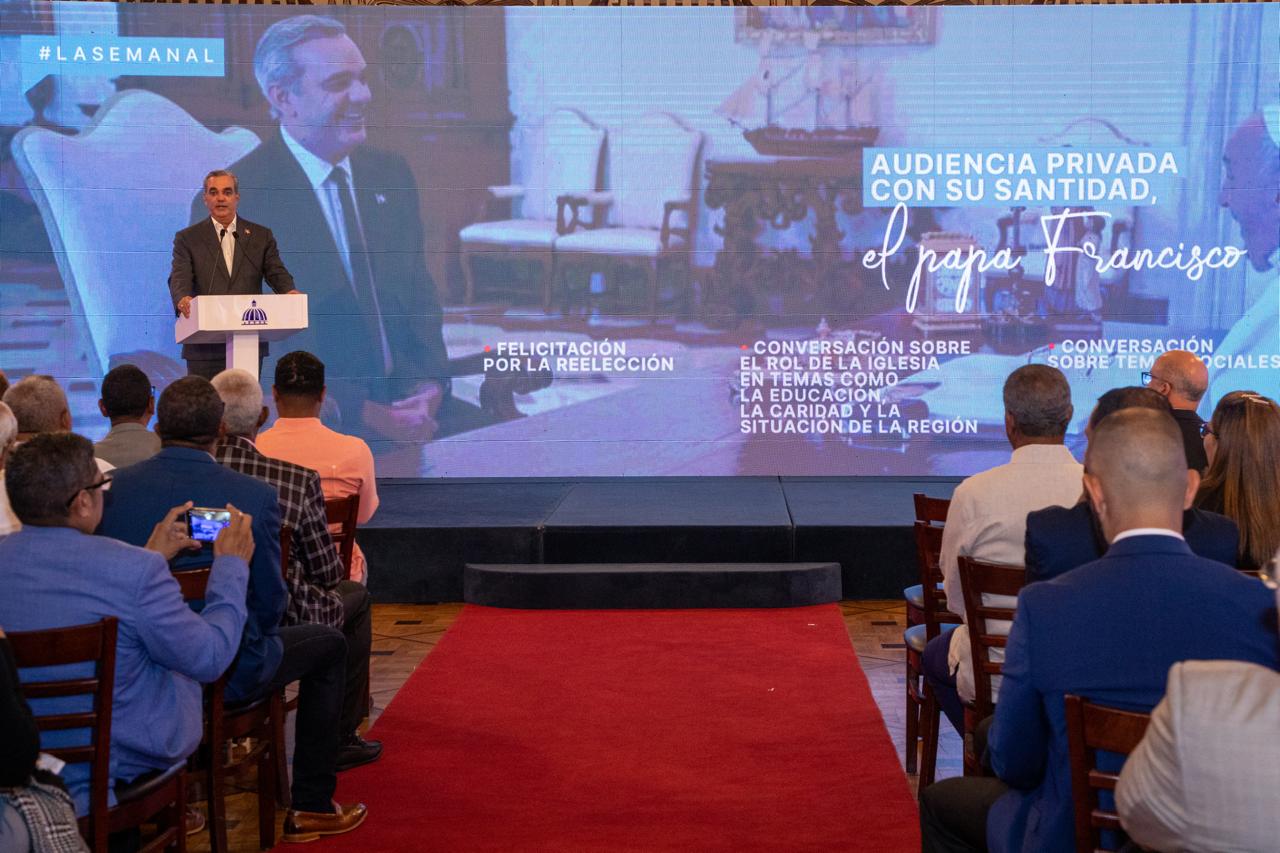 Abinader habla de los resultados de su viaje a Europa