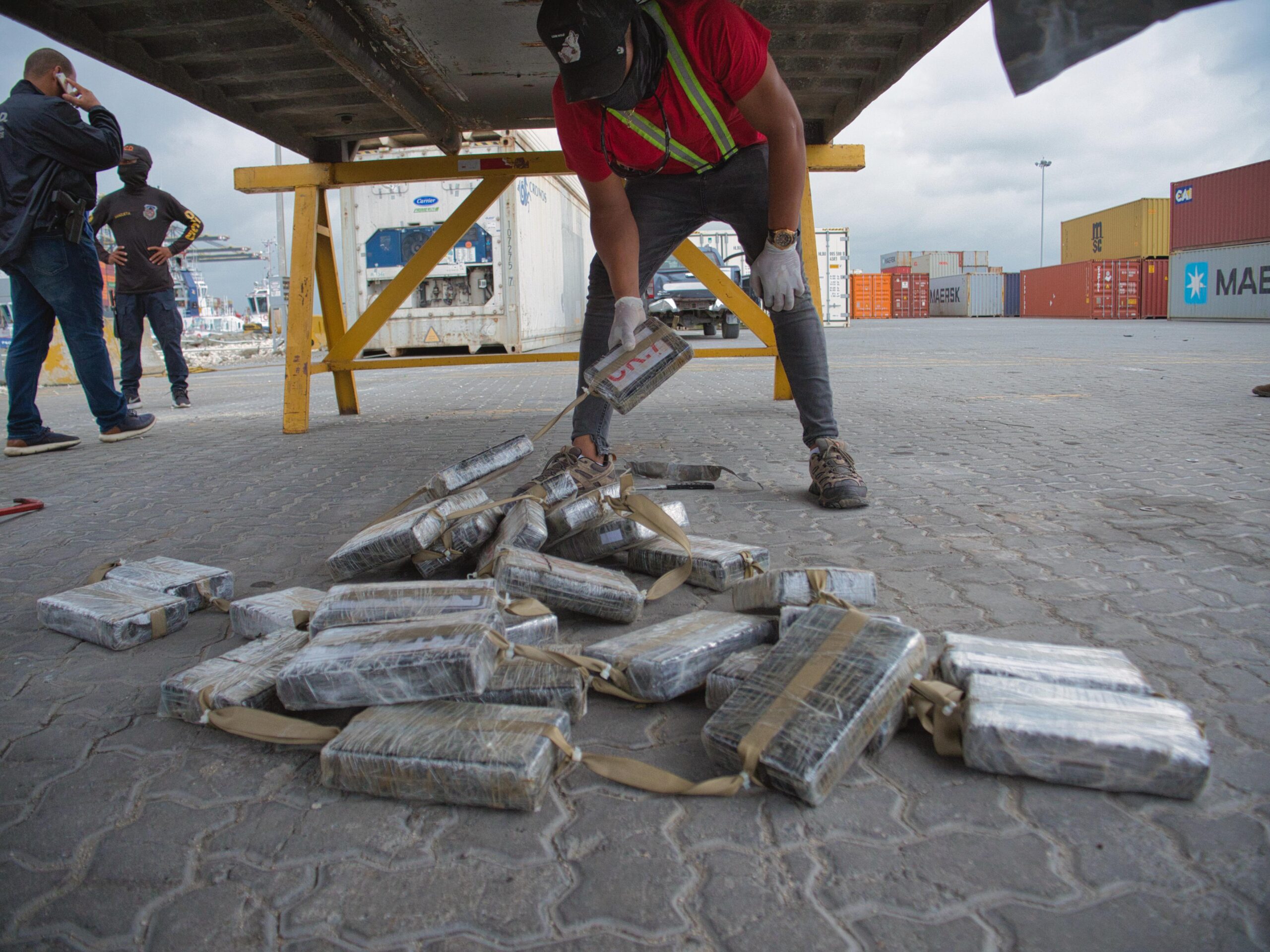 Decomisan 84 paquetes de cocaína sería enviada a Canadá oculta en carga de mangos y auyamas