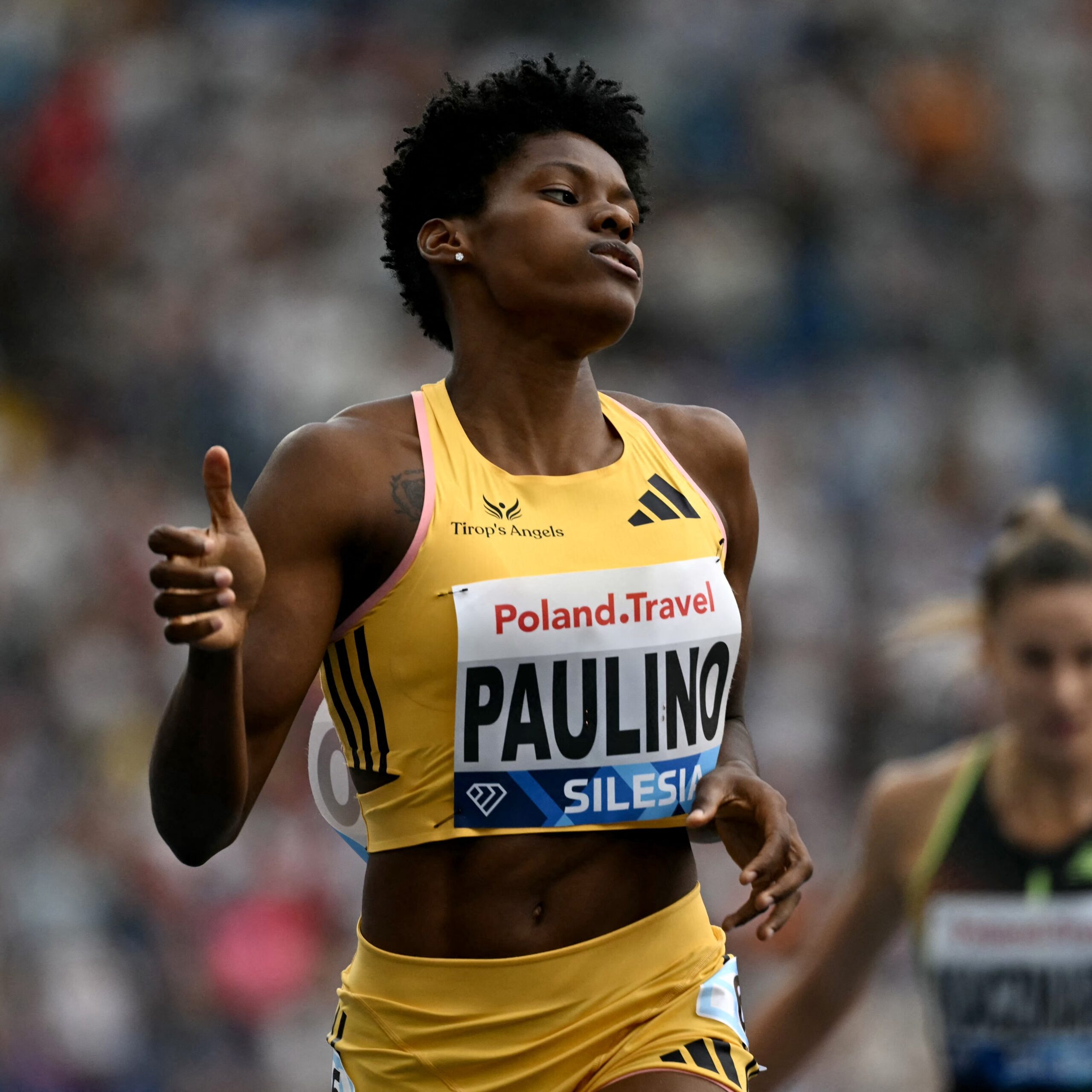 Marileidy se impone en Liga Diamante, llega en primer lugar a la meta con un tiempo de 48.66