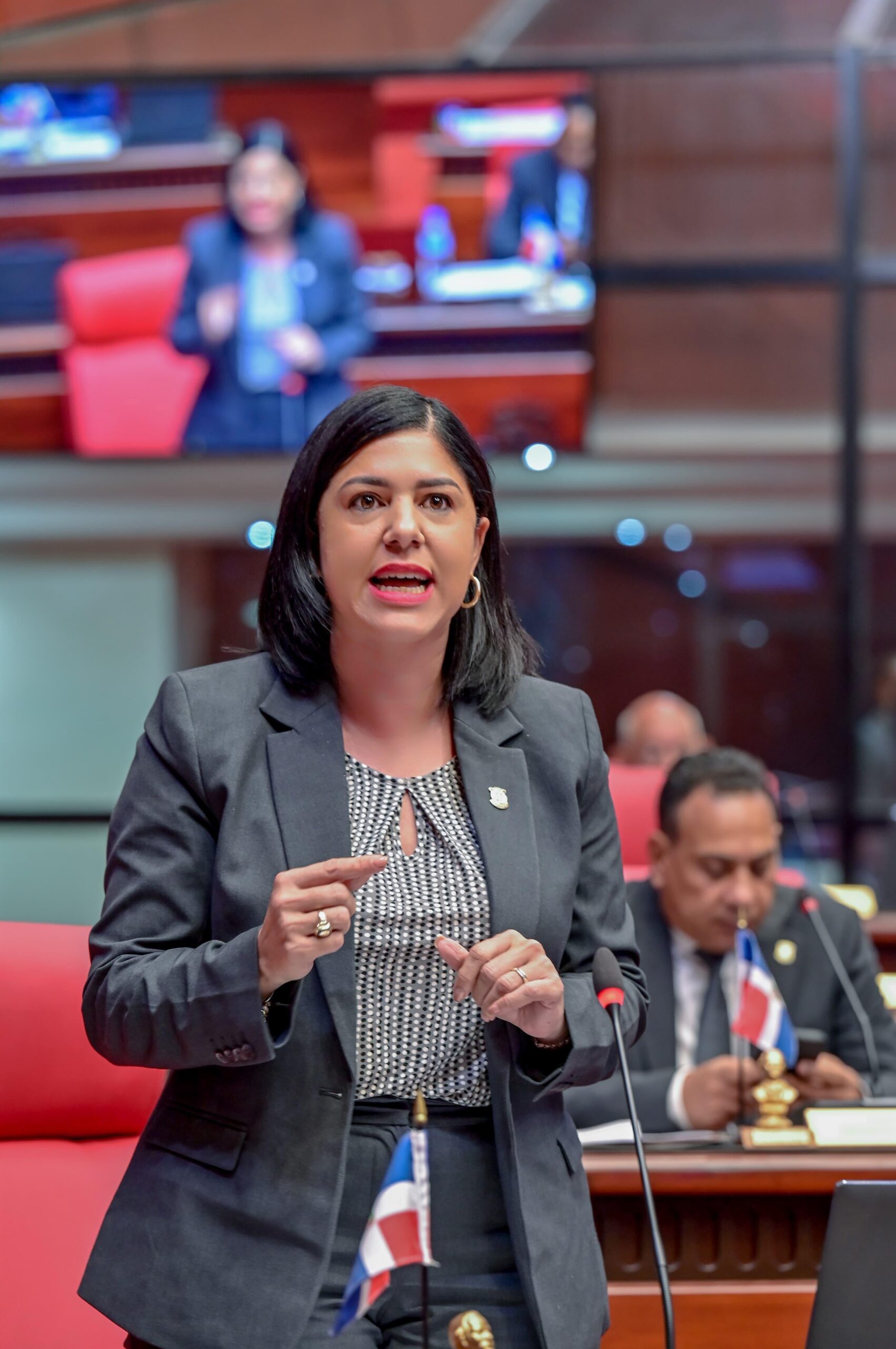 Senadora María Mercedes asegura el 11 de octubre estará listo segundo nivel del hospital de Salcedo