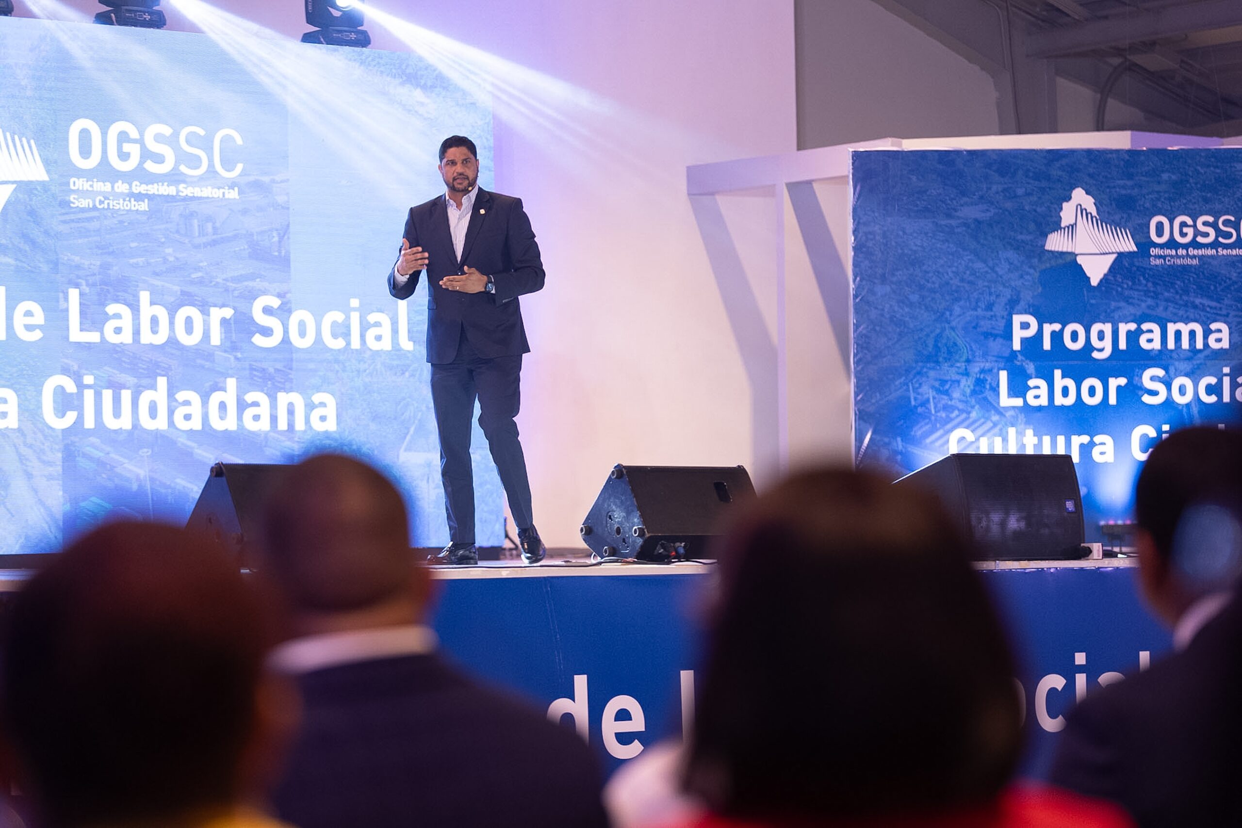 Senador Gustavo Lara Salazar da inicio al «Programa de Labor Social y Promoción de Cultura Ciudadana»