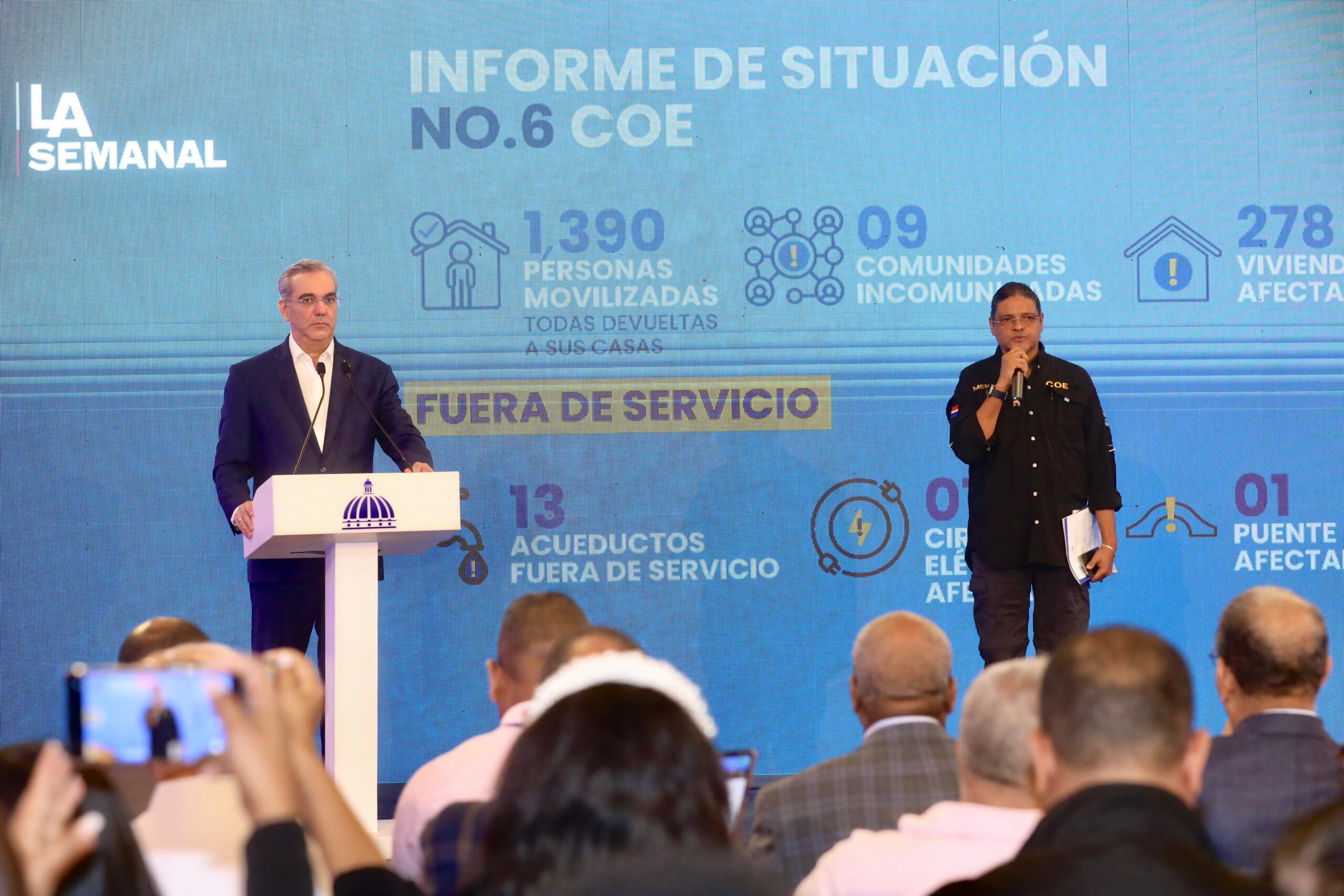 Abinader presenta plan de prevención y acción frente a fenómenos atmosféricos que afecten al país
