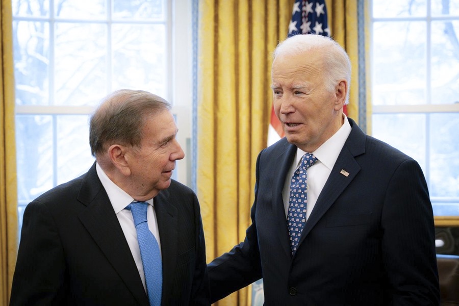 Edmundo González tiene una «cordial» reunión con Biden, dice debe «honrarse» su «victoria» sobre Maduro