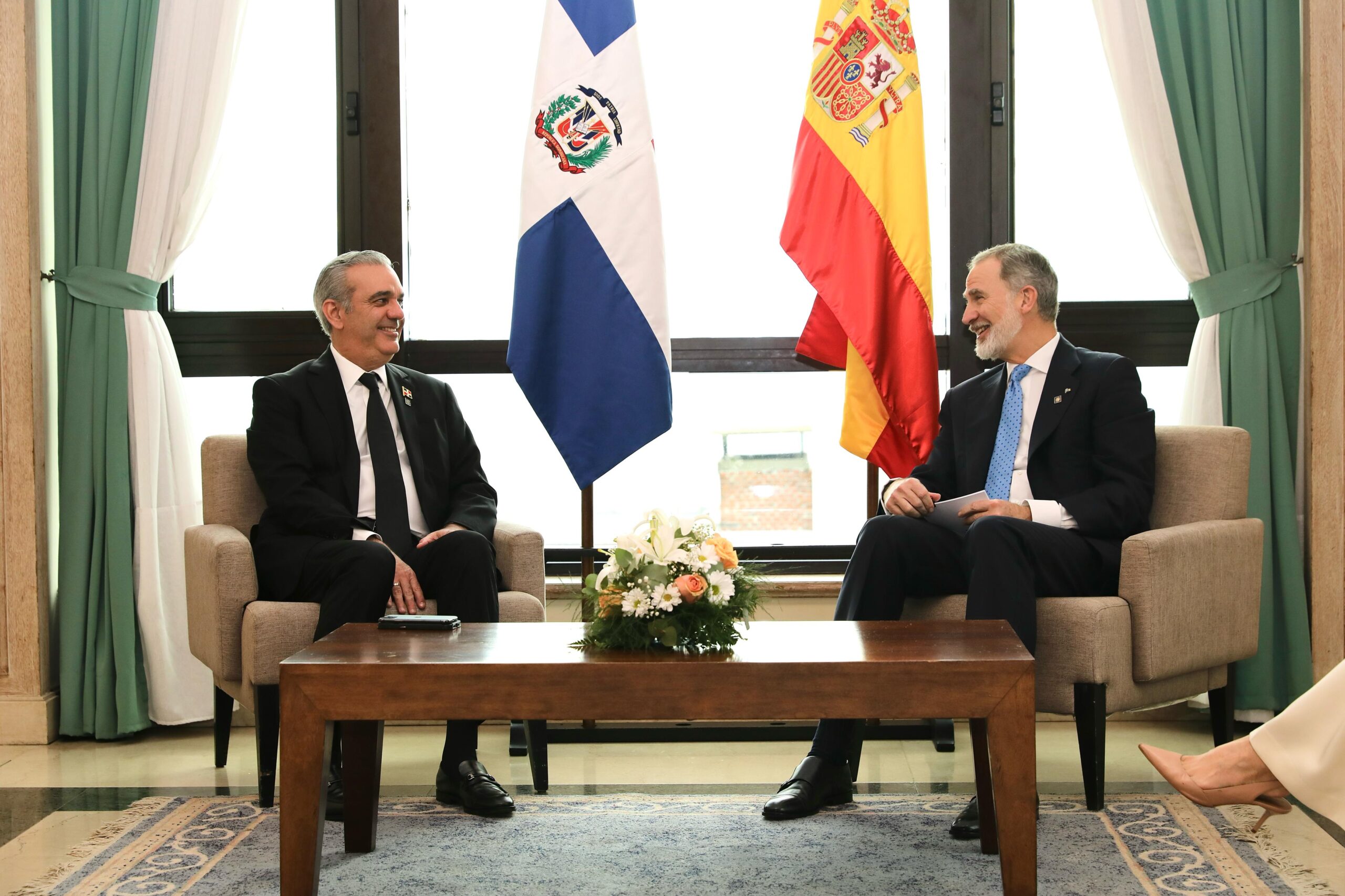 Presidente Abinader se reúne con el rey de España