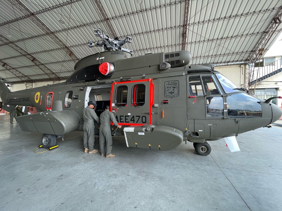 Ecuador incorpora dos de cinco nuevos helicópteros H225 que tendrán sus Fuerzas Armadas