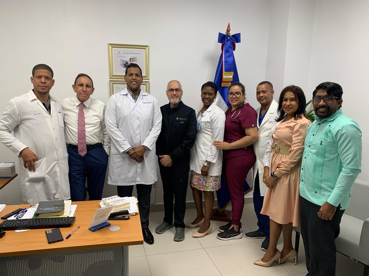Cruz Jiminián realizó visita de cortesía al director del Hospital Mario Tolentino Dipp