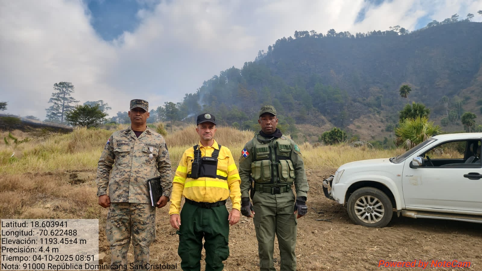 SENPA y Medio Ambiente sofocan en un 100% incendio forestal en Valle Nuevo