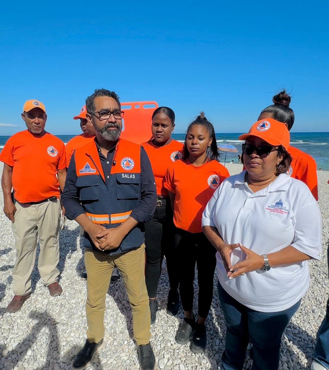 Director Defensa Civil supervisa por aire, mar y tierra balnearios de Pedernales, Barahona y Peravia