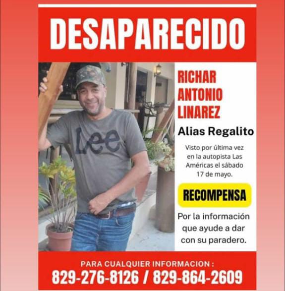 Familiares reportan desaparición del joven Richard Antonio Linares