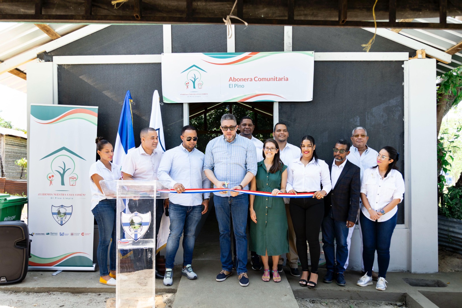 Fedomu, Famsi y Ayuntamiento de El Pino inauguran primera abonera comunitaria