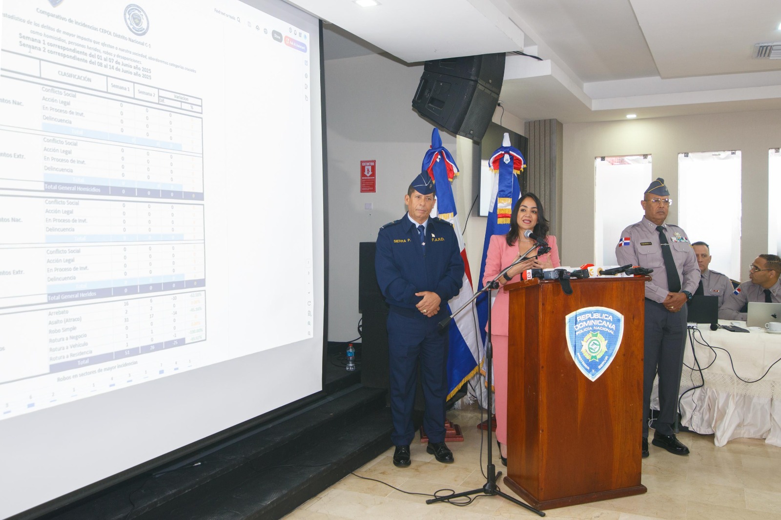 Ministra de Interior y Policía afirma agentes reciben educación y supervisión continúa de PN Ministra de Interior y Policía afirma agentes reciben educación y supervisión continúa de PN