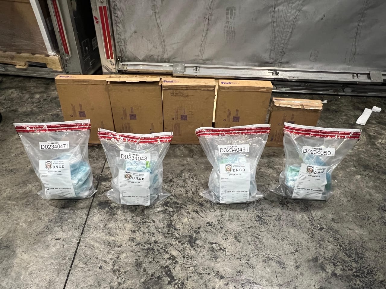 DNCD impide envío de 17 paquetes de presunta cocaína a EEUU DNCD impide envío de 17 paquetes de presunta cocaína a EEUU