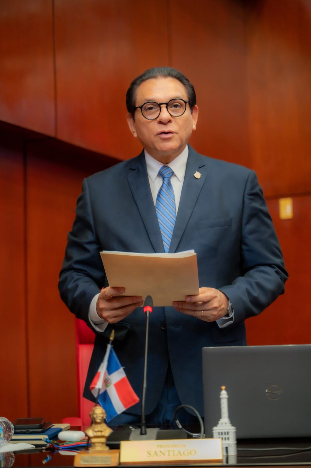 Senador Daniel Rivera  resalta inversión en infraestructura en Santiago