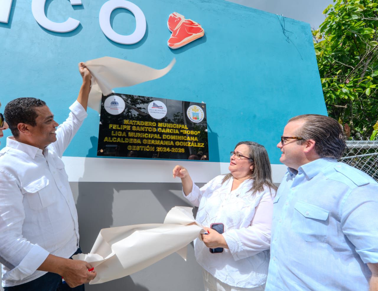 Liga Municipal Dominicana inaugura moderno matadero municipal en Guananico, Puerto Plata
