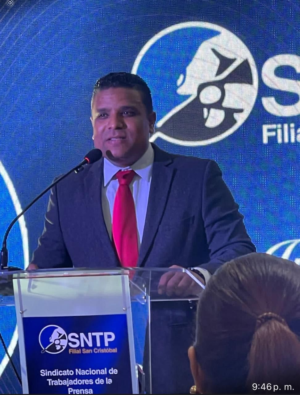 Riken Lara asume como nuevo Secretario General del SNTP San Cristóbal para el período 2025-2027