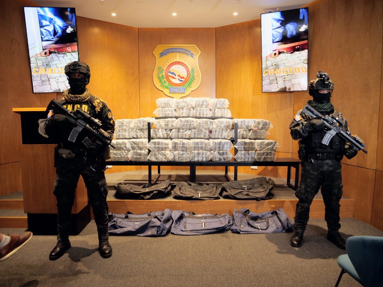 DNCD interviene 200 paquetes de presunta cocaína en Puerto Caucedo