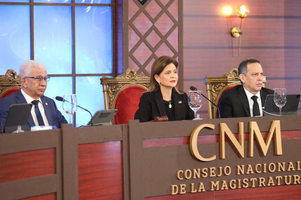 Raquel Peña continúa vistas públicas del Consejo Nacional de la Magistratura para llenar vacantes en la SCJ y el TSE