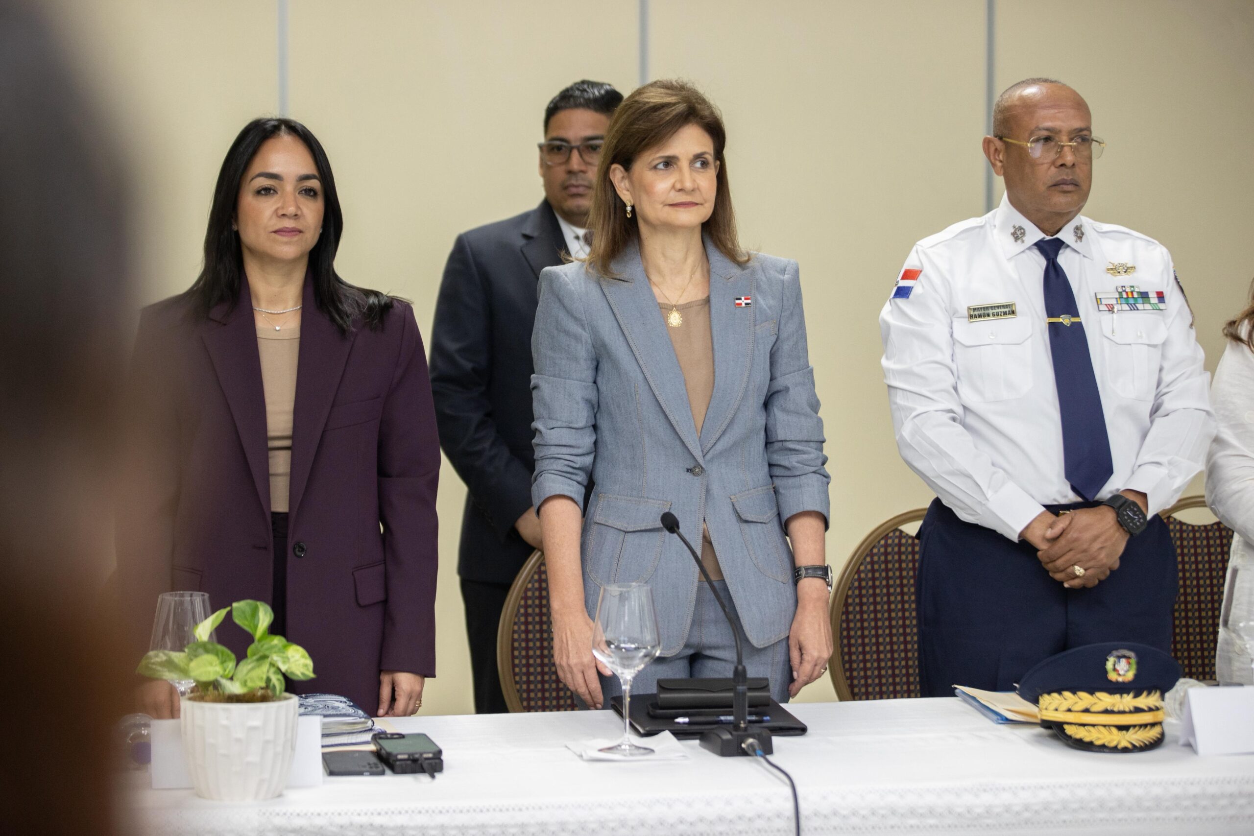 Raquel Peña encabeza en Santiago la reunión 114 del Plan de Seguridad Ciudadana
