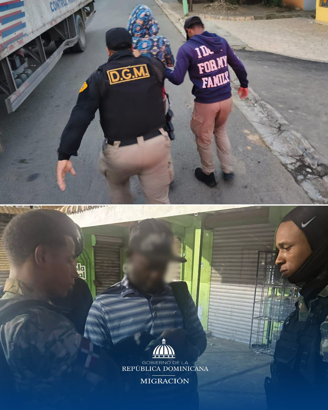 DGM y fuerzas de seguridad detuvieron este jueves 1,204 personas en condición irregular