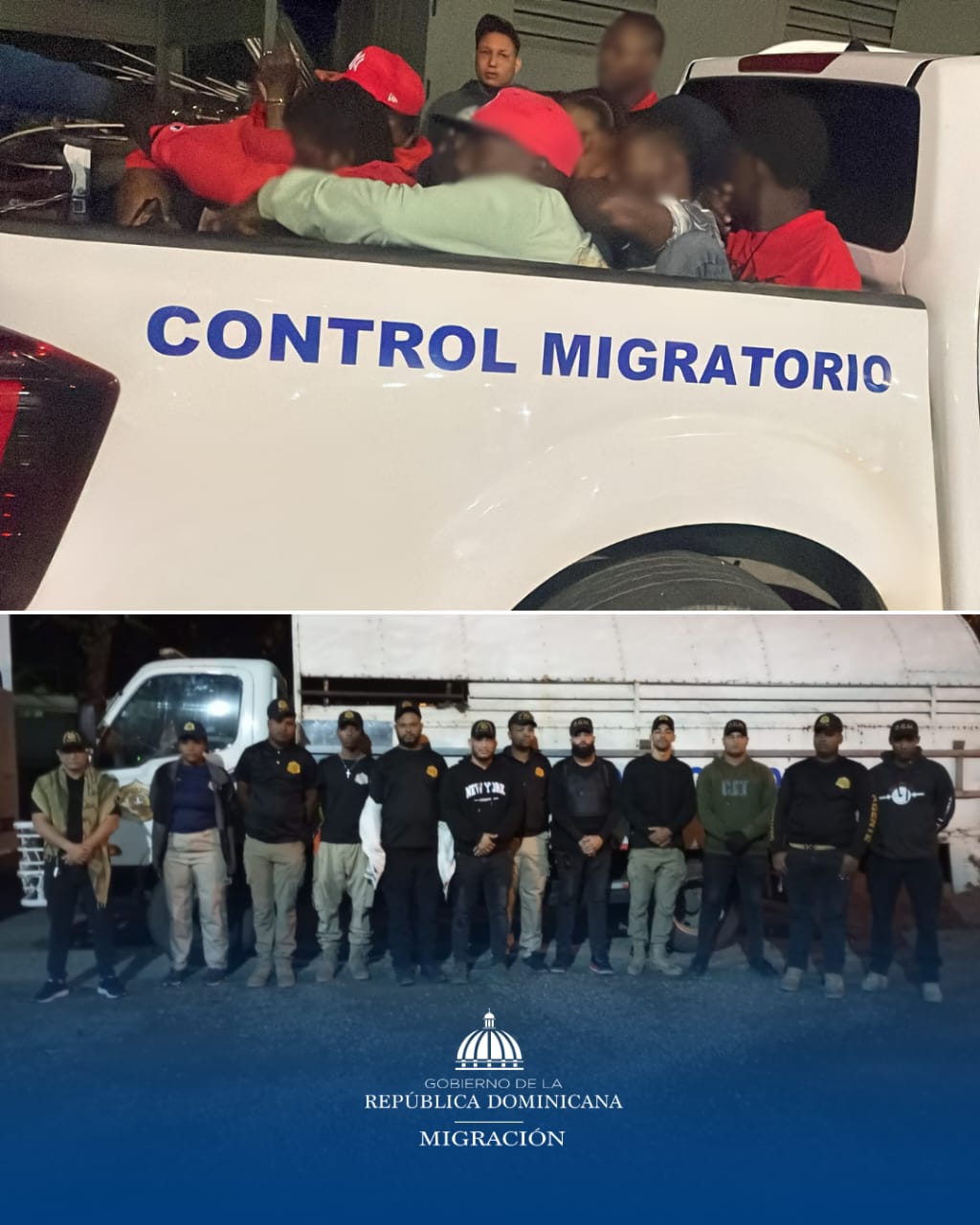 Migración detiene 1,233 extranjeros indocumentados y deporta 760 en operativos de interdicción