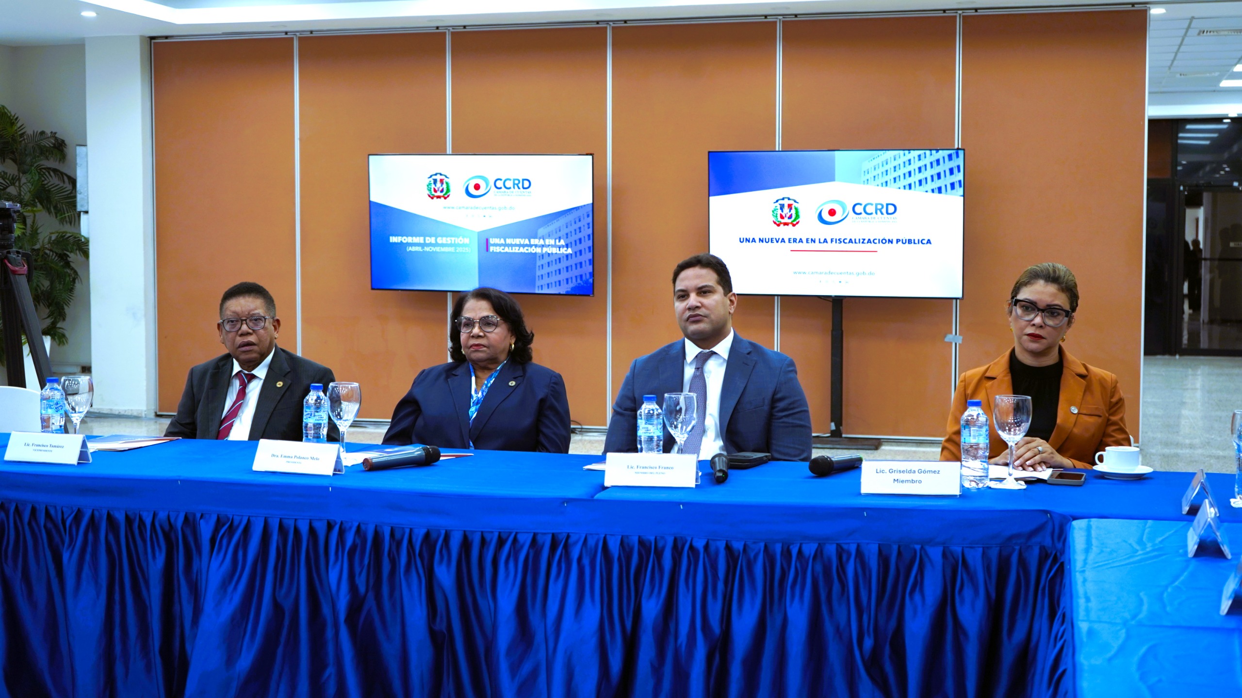 Cámara de Cuentas reconoce respaldo de periodistas y presenta avances en auditorías, modernización institucional y control fiscal de su gestión abril–diciembre 2025