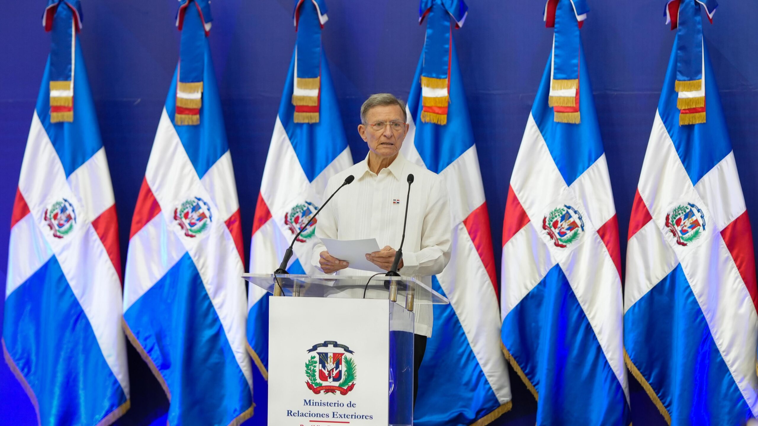 Canciller Roberto Álvarez explica alcance del memorando de entendimiento suscrito entre República Dominicana y Estados Unidos