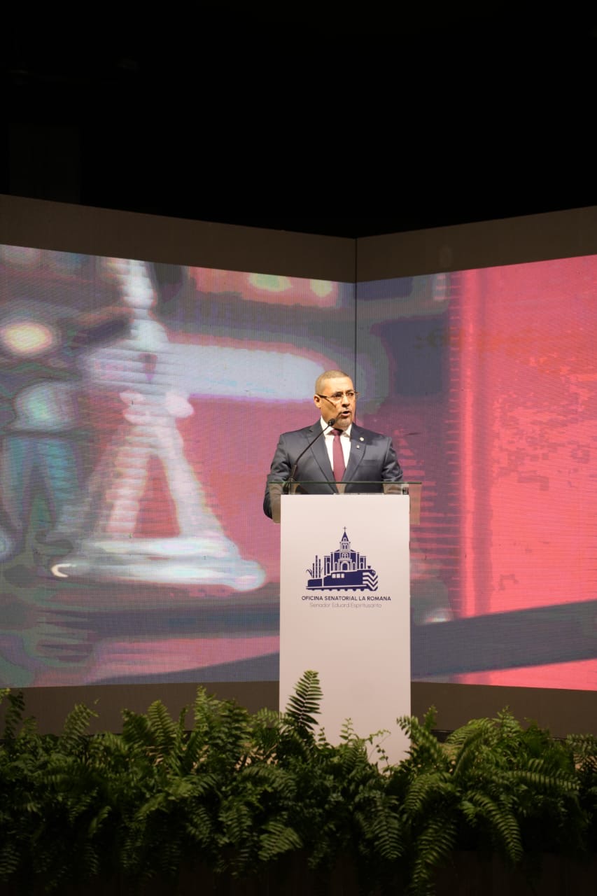 Senador de La Romana, Eduard Espíritusanto, presenta su segundo Informe de Gestión